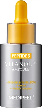 Сироватка для обличчя з пептидами та вітамінним комплексом MEDI-PEEL Peptide 9 Vitanol Ampoule Pro 30 мл (8809941822243)