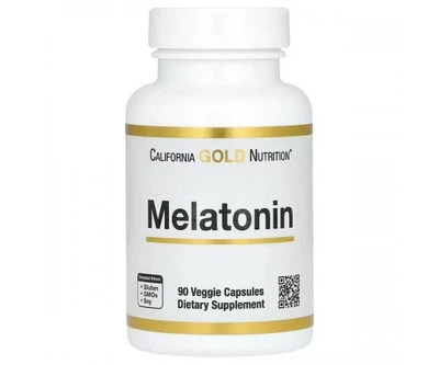 Мелатонін California Gold Nutrition Melatоnіn 3 мг 90 капсул(357737121)