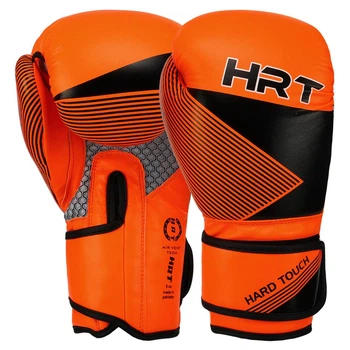 Перчатки боксерские детские на липучке Hard Touch Boxing 7709 размер 4 унции Orange-Black
