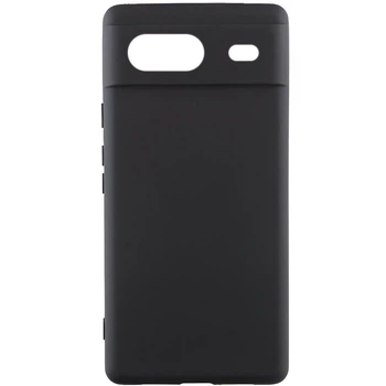 Чехол панель силиконовый Premium Soft-touch Silicone Case для Google Pixel 8a Черный / Black