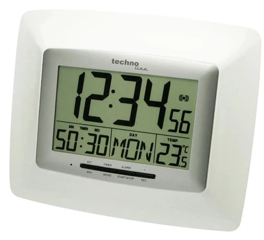 Годинник настінний Technoline WS8100 White/Silver (WS8100) (DAS301806)