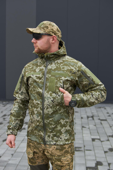 Чоловіча Куртка Soft Shell піксель Military 2XL