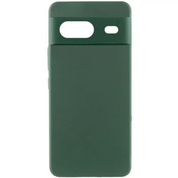 Чехол Silicone Cover Lakshmi Full Camera AAA для Google Pixel 8a Зеленый / Cyprus Green
