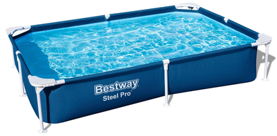 Каркасний басейн Bestway SplashJr Steel Pro 221 x 150 x 43 см (6941607327951)