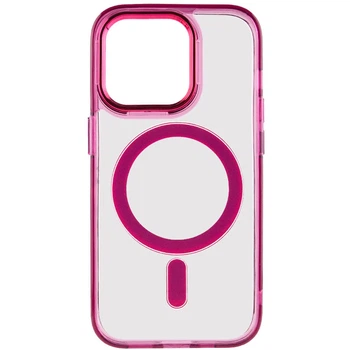 Чохол Epik TPU Iris with Magnetic safe на Apple iPhone 13 Pro (6.1") Бордовий