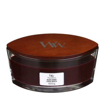 Ароматическая свеча с ароматом сочной черешни Woodwick Black Cherry (453 г)