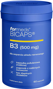 Дієтична добавка Formeds Bicaps Witamina B3 60 капсул (5903148623375)