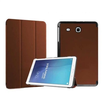 Чехол книжка для планшета Samsung Galaxy Tab E 9.6 SM-T560 и SM-T561 Коричневый
