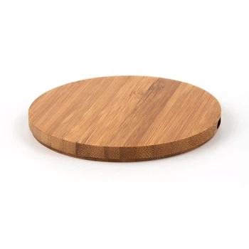 Деревянная беспроводная зарядка Wood Charge для телефона Colmi Круглая charge_wood_kolo