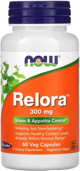 Комплекс Now Foods Relora 300 мг 60 веганських капсул (733739033420)