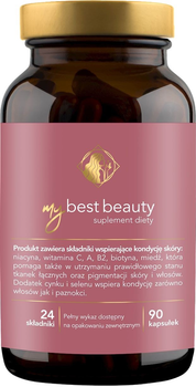 Дієтична добавка MyBestPharm MyBestBeauty 90 капсул (5904013745017)