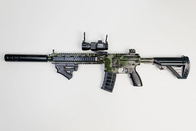 Дитячий іграшковий автомат на орбізах Орбіган M416 Зелений гідрогелевими кулями Гель бластер акумуляторний + 2000 орбізів