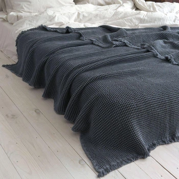 Покривало La Modno Pike Stonewashed 220x240 Anthracite (100% бавовна) (200368)