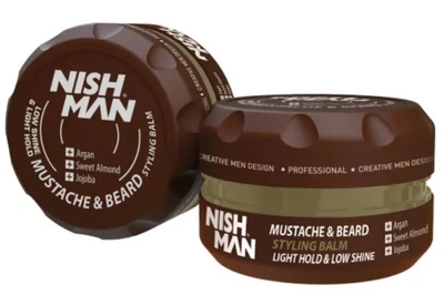 Бальзам для бороди та вусів Nishman Beard & Mustache Styling Balm 100 мл (8682035082361)