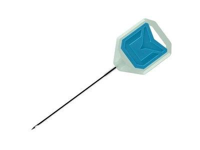 Голка для бойлів, флюро голкаFluo needle Delphin T-END GripXF SAFETY