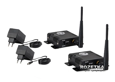 Комплект из беспроводных приемника и передатчика видеосигнала Kingwave KW-KIT25R (000002202)