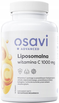 Suplement diety Osavi Liposomalna Witamina C 1000 mg 120 kapsułek (5904139922262)