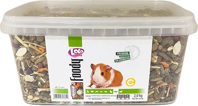 Корм для гризунів LoLo PETS повнораціонний корм для морської свинки 2 кг (5904479713612)