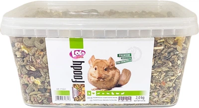 Корм для грызунов LoLo PETS полнорационный корм для шиншилл 2 кг (5904479716613)