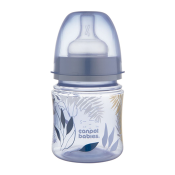 Canpol babies Пляшка антиколікова з широким отвором 120 мл Easystart GOLD - блакитна 35/239_blu 5901691886261