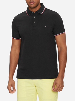 Koszulka polo męska Tommy Hilfiger MW0MW30750-BDS M Czarne (8720642928204)