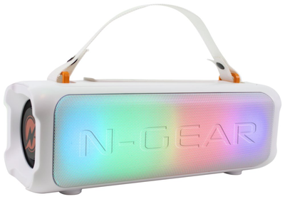 Портативна колонка N-Gear Bluetooth з мікрофоном Blazooka 703 White (8720589823235)