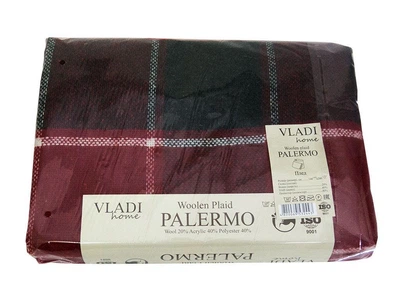 Плед Vladi Palermo 140*200см з бахромою, 2350_sofa_bel_kr_ch