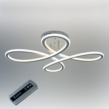 Потолочная LED люстра, светильник светодиодный Sunlight белый 096 YT