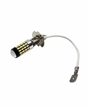 Светодиодная лампа с цоколем Н3 54SMD 3014 Autoexpect 12V Белый с драйвером (21330)