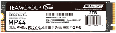 SSD диск Team Group MP44 2TB M.2 2280 PCIe 4.0 x4 3D NAND TLC (TM8FPW002T0C101)