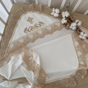 Крыжма "Світлинка" интерлок 75*100 см Betis Молочный с кофейным