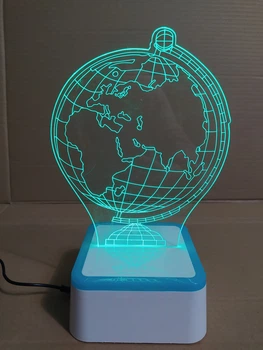 Ночник 3D Глобус