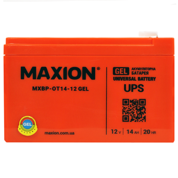 Акумулятор тяговий Maxion MXBP-OT 14-12 GEL 12V 14Ah