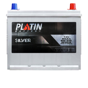 Автомобильный аккумулятор PLATIN Silver Asia SMF 80Ah 800A R+ (N50) н.к.