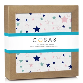 Пеленка Cosas Stars Муслин 80x100 см (4822052263501)