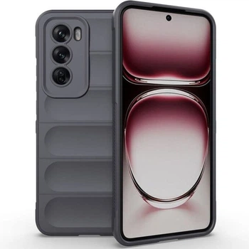 Силиконовый (TPU) чехол Deexe Terra Case для OPPO Reno 12 Pro - Dark Grey