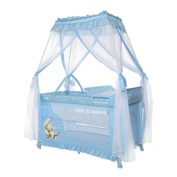 Ліжко - манеж з балдахіном Lorelli Magic Sleep Blue Moon Sleeping Bear