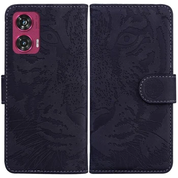 Чохол-книжка Deexe Tiger для Motorola Edge 50 Fusion - Black