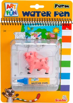 Набор для творчества SIMBA TOYS Книжка-раскраска Ферма с водяной ручкой (6334634) (4006592088644)