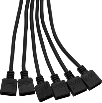 Розгалужувач EKWB EK-D-RGB Y-cable Black (3831109821879)