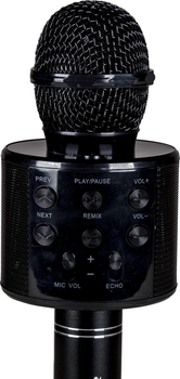 Mikrofon karaoke N-Gear Bluetooth z głośnikiem i reflektorem SINGMIC S20L (8719327187555)