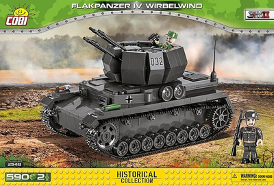 Klocki konstrukcyjne Cobi Historical Collection WWII Flakpanzer IV Wirbelwind 590 elementów (5902251025489)