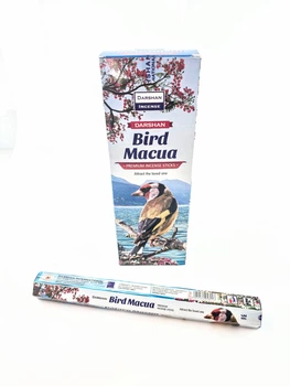Благовоние Bird Macua Птица Макуа Darshan шестигранник 35925