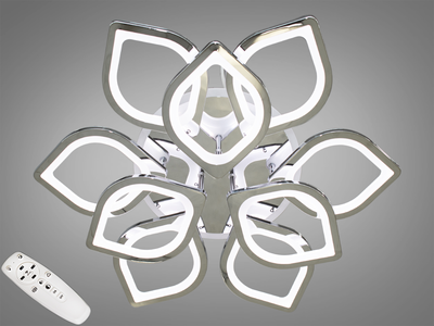 Люстра Diasha с пультом диммером и цветной подсветкой 8073/6+3HR LED 3color dimmer