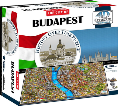 Puzzle 4D Cityscape Budapeszt 1200 elementy (0714832400883)