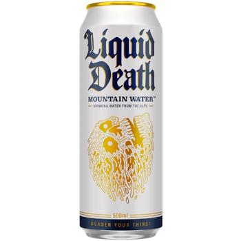 Напій безалкогольний сильногазований Liquid Death Still Mountain Water 500 мл