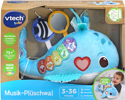 Pluszak interaktywny Vtech Baby Wieloryb muzyczny (3417765628047)