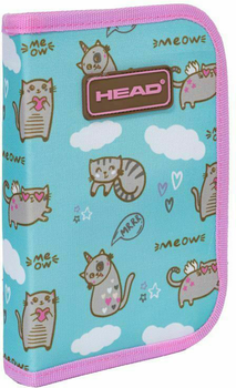 Одномісний пенал Astrabag Head Meow AC1 з подвійним клапаном без аксесуарів (5901137224862)