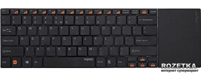 Клавиатура беспроводная Rapoo E9180p 5GHz Touchpad Black