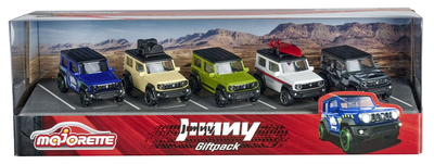 Набір металевих моделей автомобілів Majorette Premium Cars Suzuki Jimny 5 шт 1:64 (3467452063149)